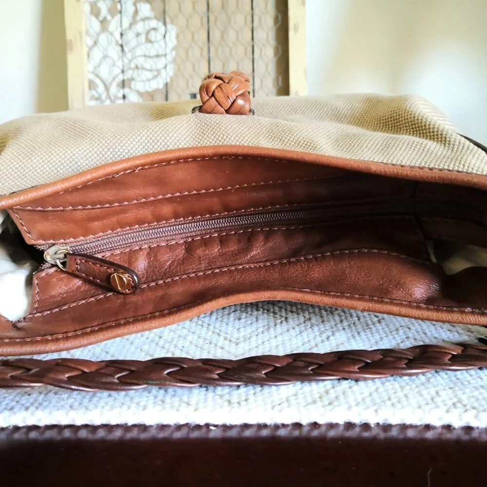 Vintage Michael‎ Kors Greenwich Hemp Mocha Shoulder Bag